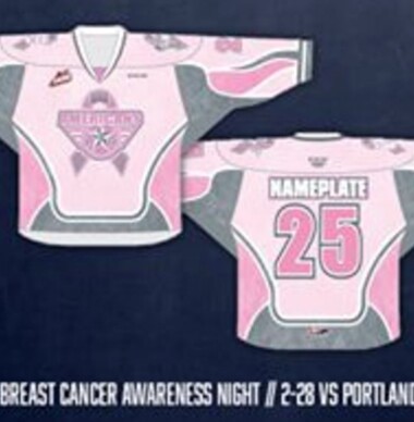 Americans breast cancer awareness jerseys