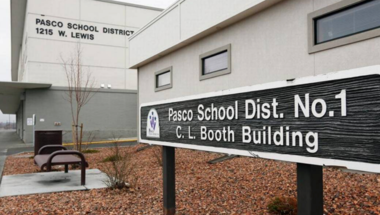 Pasco school district building sign