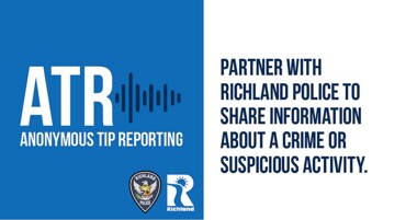Anonymous tip reporting advertising graphic