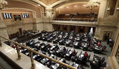 The Washington state House of Representives at the Capitol in Olympia