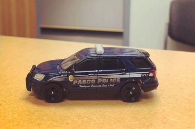 pasco police car toy
