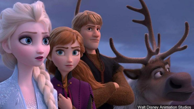 Main characters in Frozen