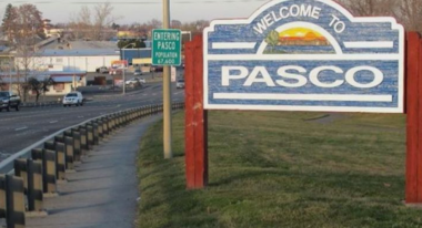 Welcome to Pasco sign