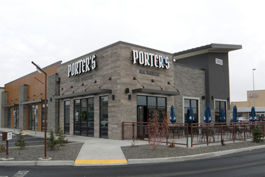 Porters barbecue building