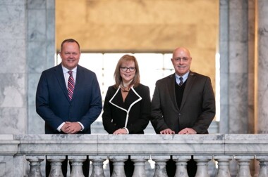 Matt Boehnke, Sharon Brown and Brad Klippert