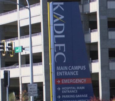 Kadlec sign outside of the building